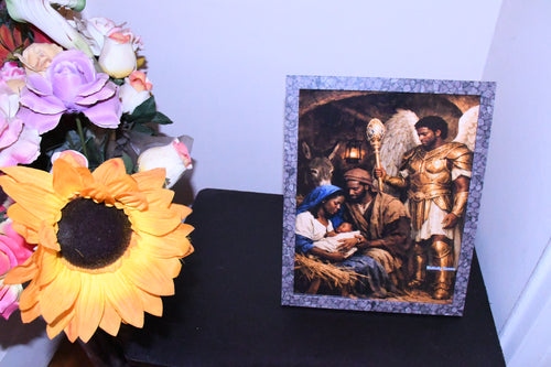 African American Nativity Scene Black