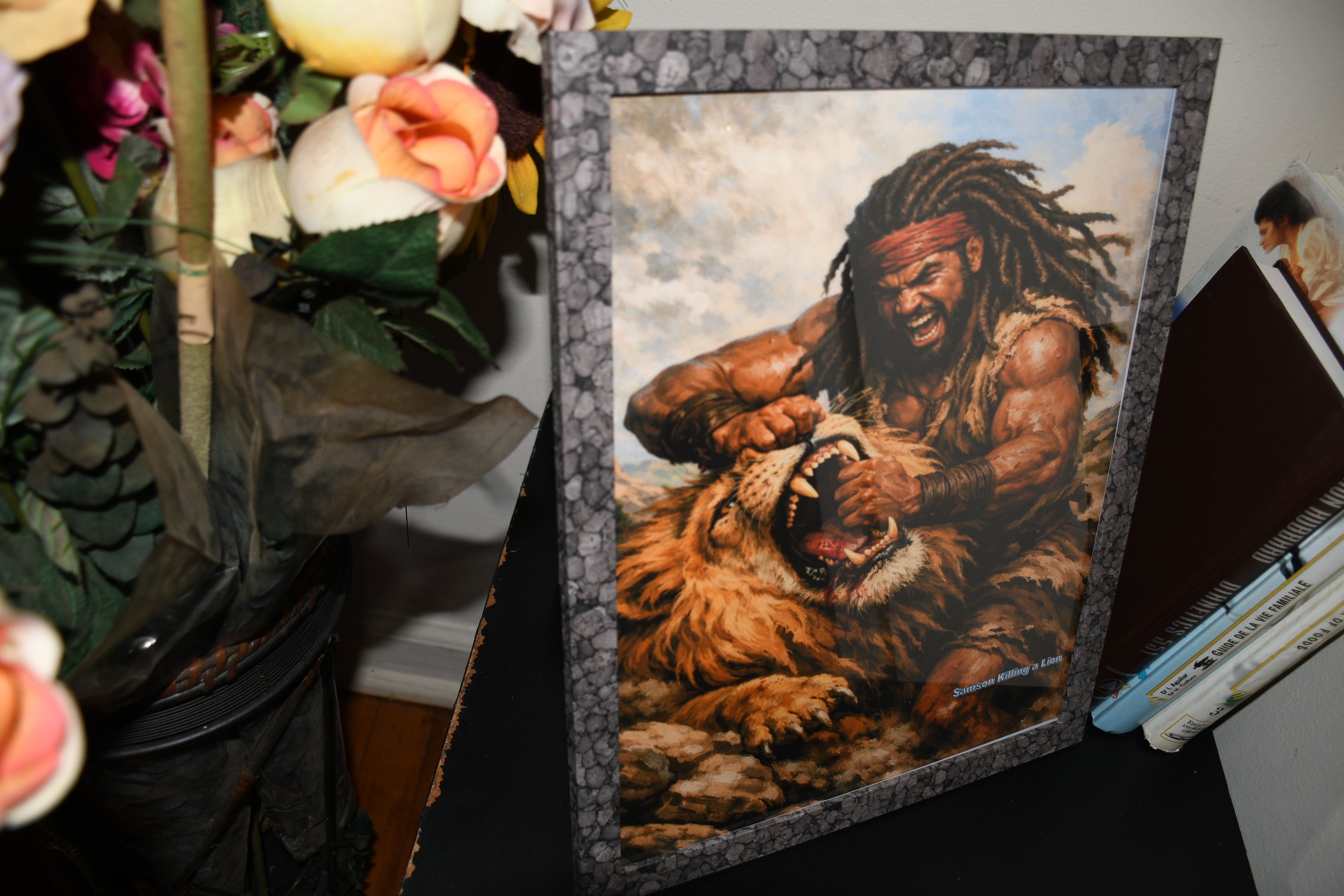 Samson Killing a Lion