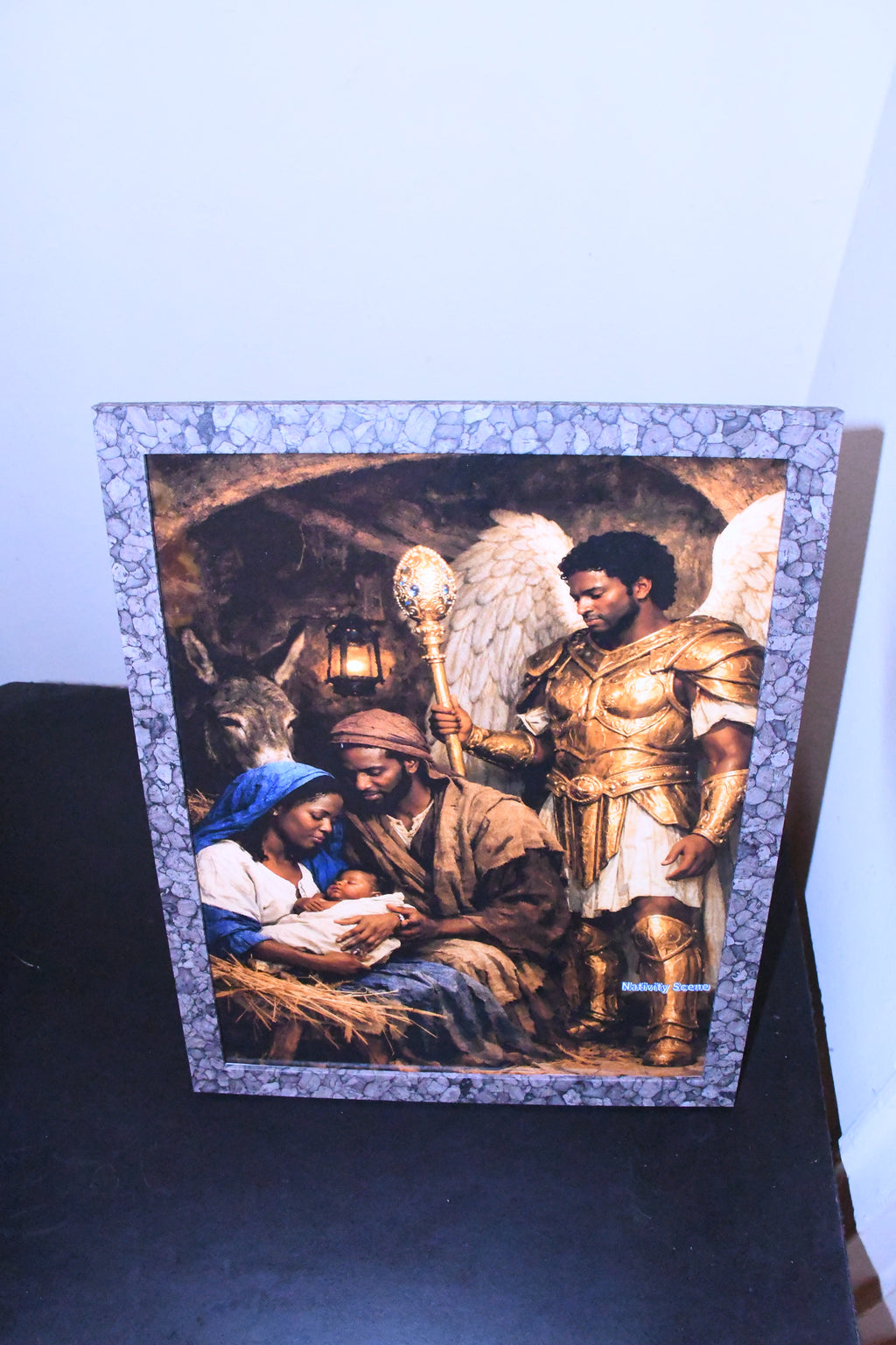 Nativity Scene Black